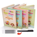 Magic Practice Copybook (4 BOOKS,1 PEN,1 GRIP,10 REFILL)