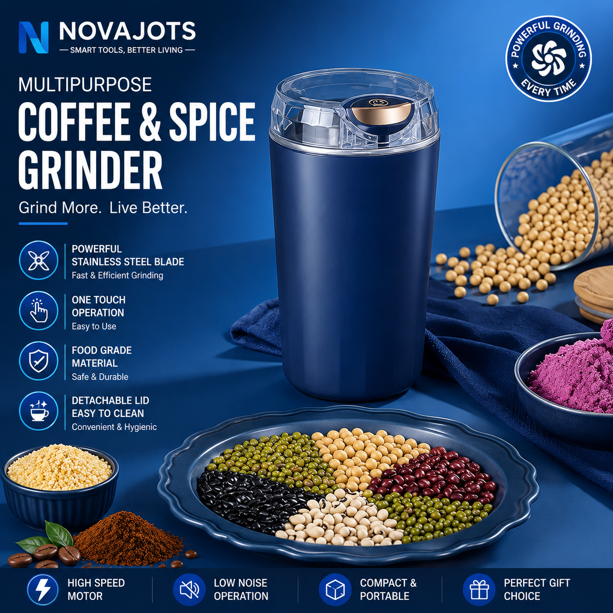 Multifunctional Electric Coffee Grinder