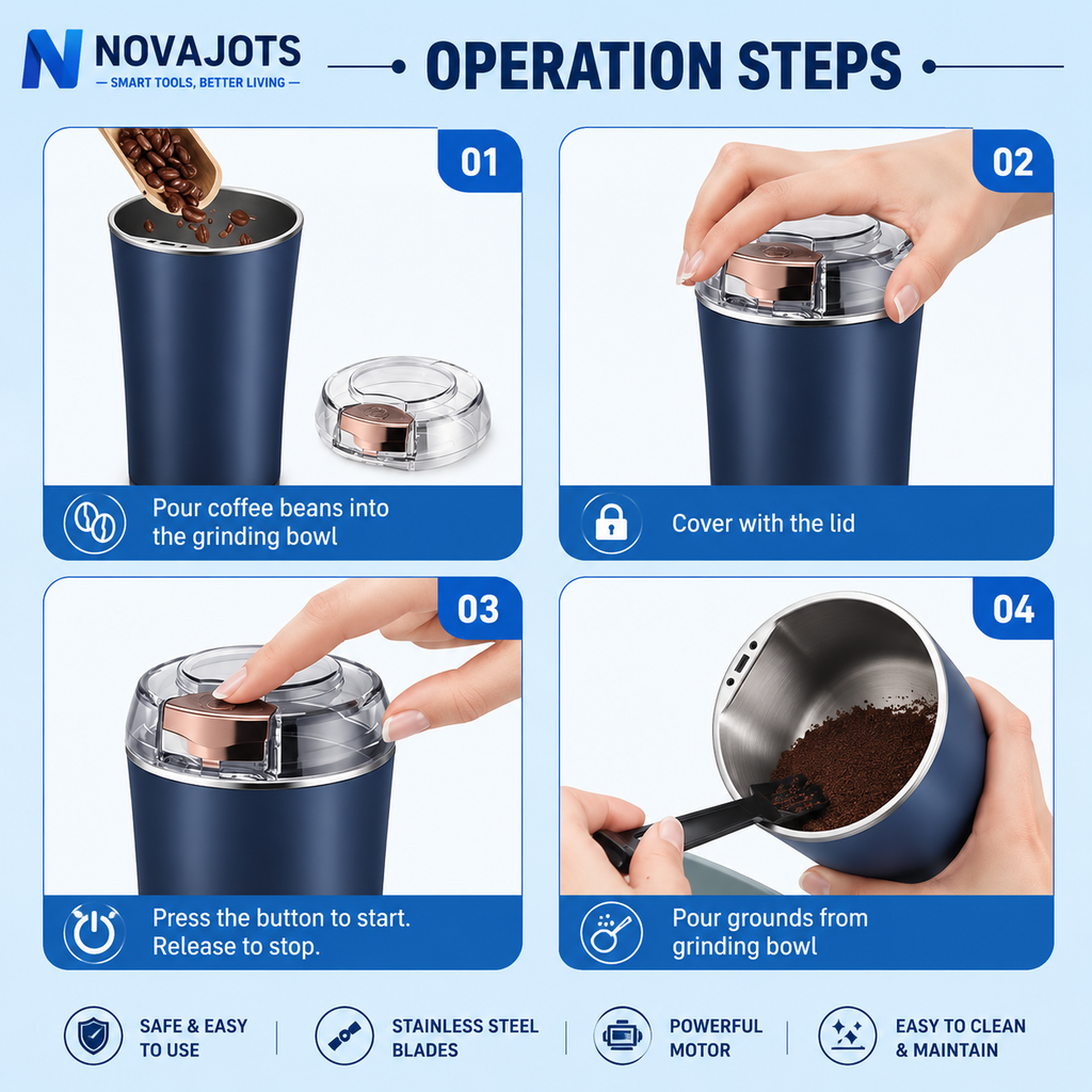 Multifunctional Electric Coffee Grinder