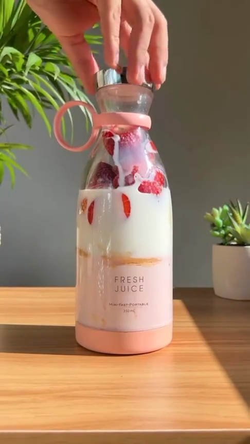 Portable Electric Mixer | Bottle Blender | Fast Blades | Cord-Less